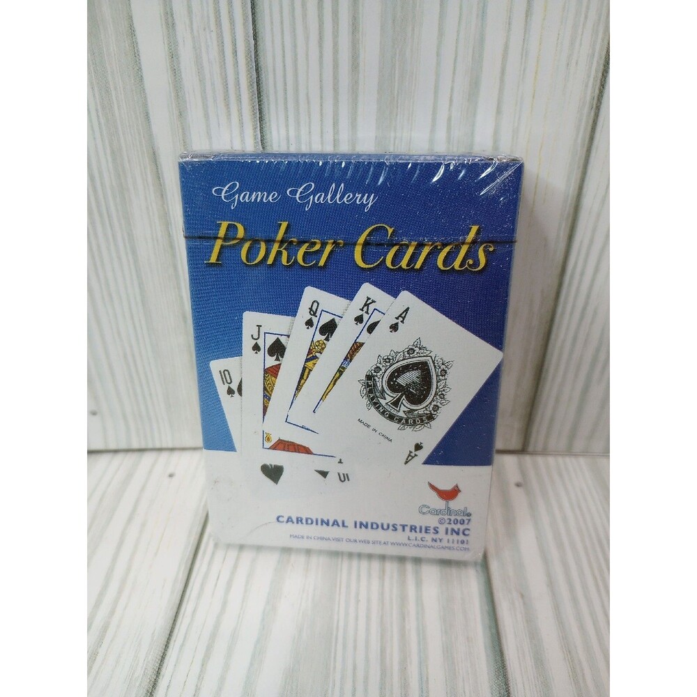 Cardinal Industries Game Gallery Poker Cards